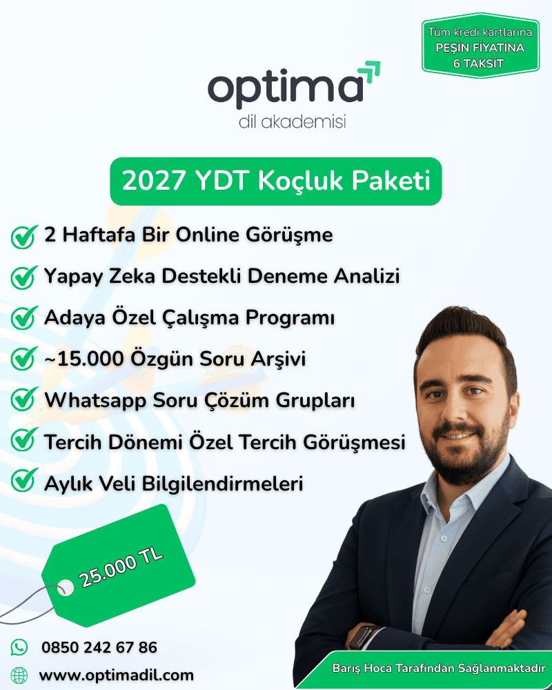 2027 YDT Koçluk Paketi