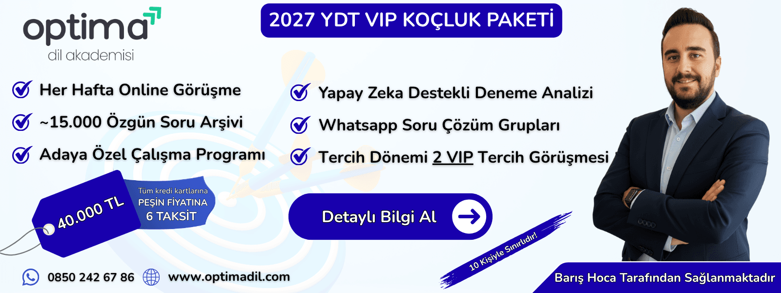 2027 YDT VIP Koçluk Paketi