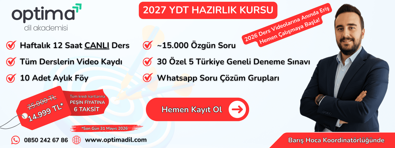 2027 YDT Hazırlık Kursu